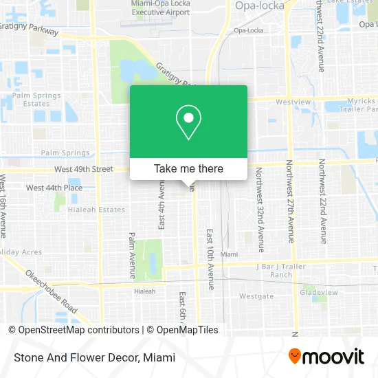 Stone And Flower Decor map