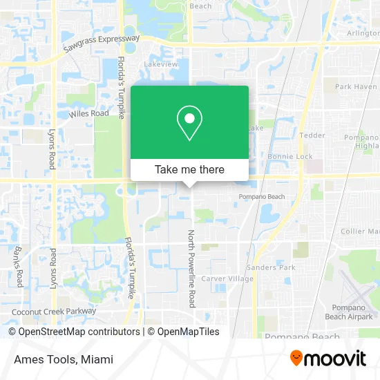 Ames Tools map