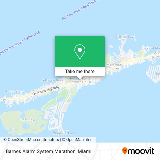Barnes Alarm System Marathon map