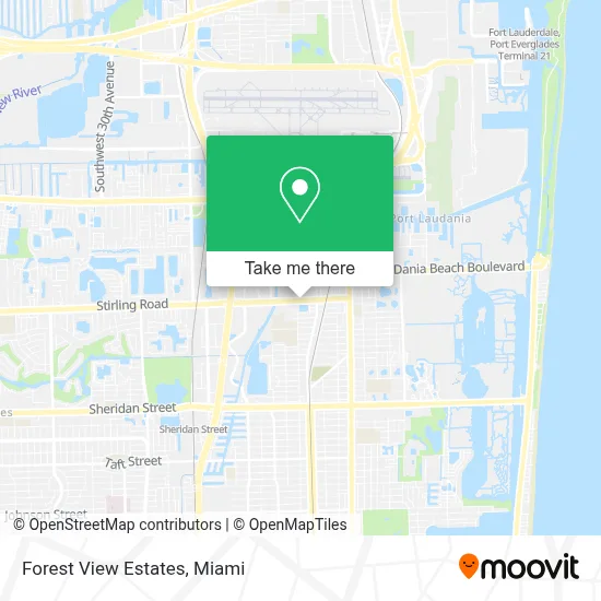 Forest View Estates map