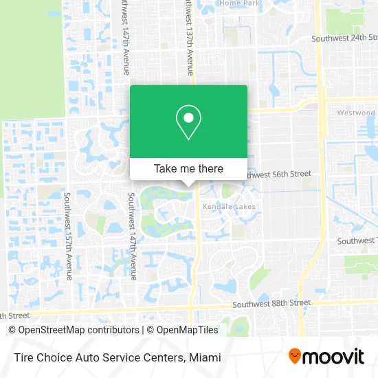 Tire Choice Auto Service Centers map