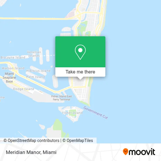 Meridian Manor map