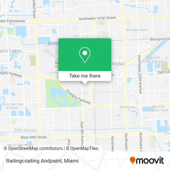 Railingcoating Andpaint map