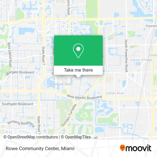 Rowe Community Center map