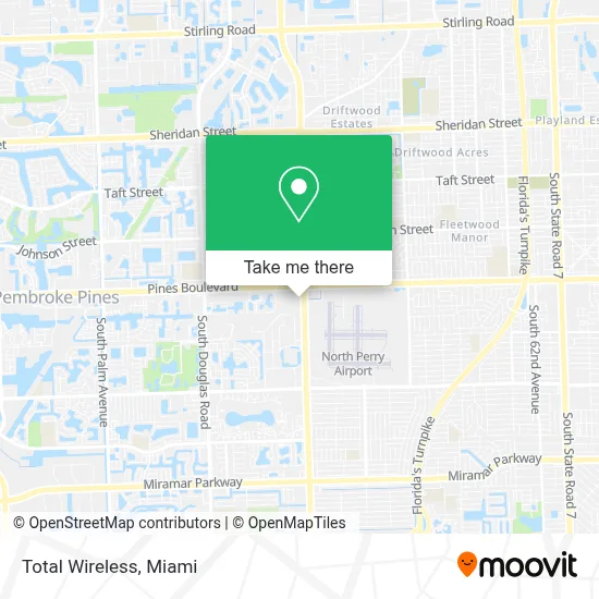 Total Wireless map