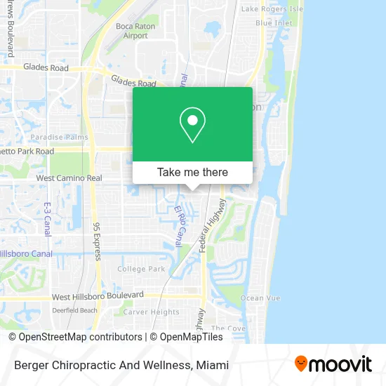 Berger Chiropractic And Wellness map
