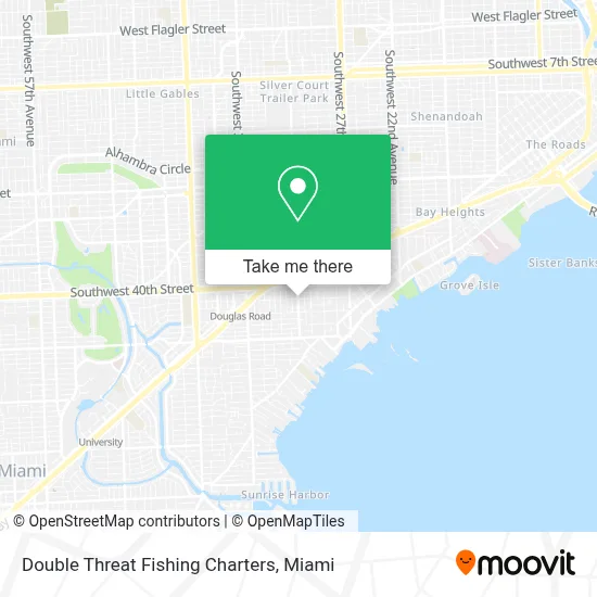 Double Threat Fishing Charters map