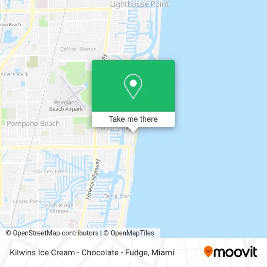 Kilwins Ice Cream - Chocolate - Fudge map