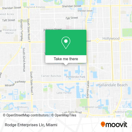 Rodge Enterprises Llc map