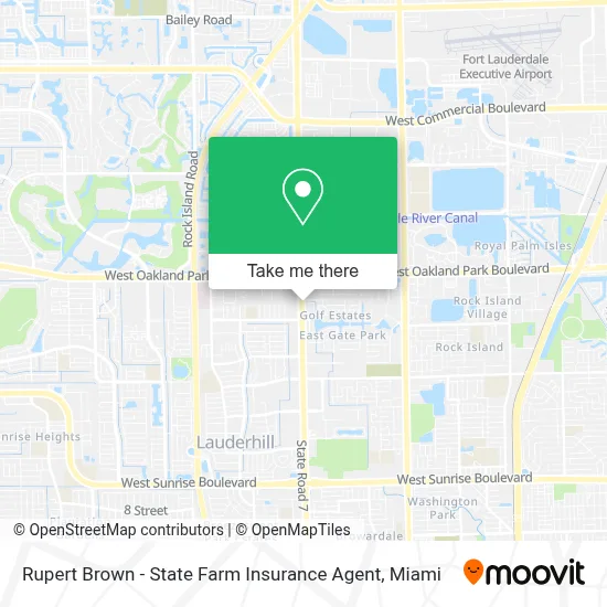 Rupert Brown - State Farm Insurance Agent map