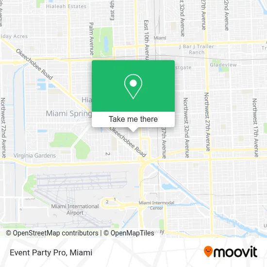 Event Party Pro map