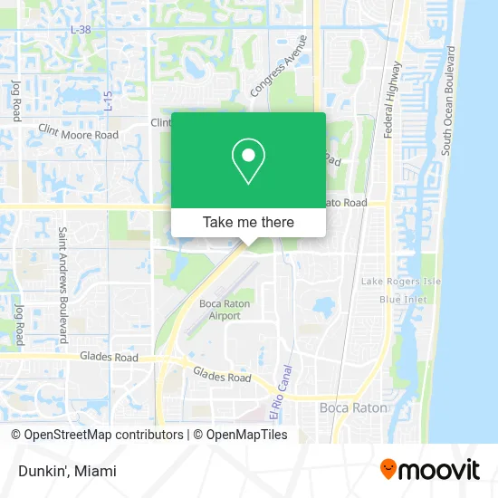 Dunkin' map