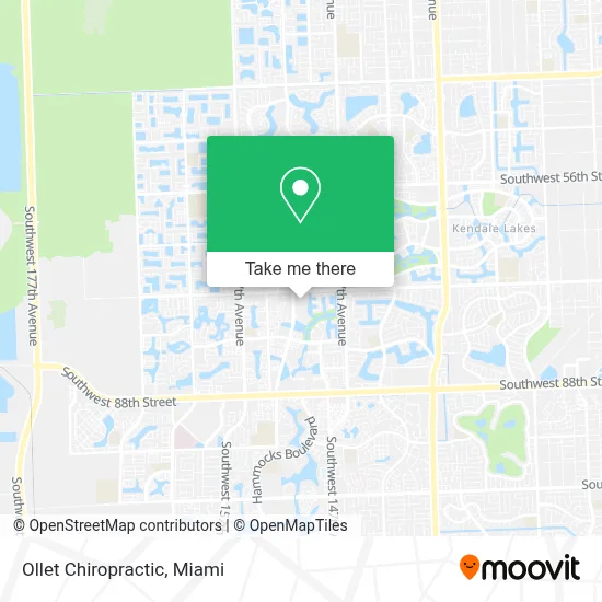 Ollet Chiropractic map