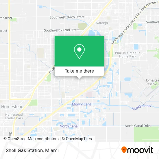 Shell Gas Station map