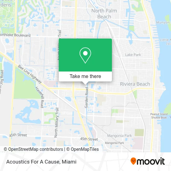 Acoustics For A Cause map