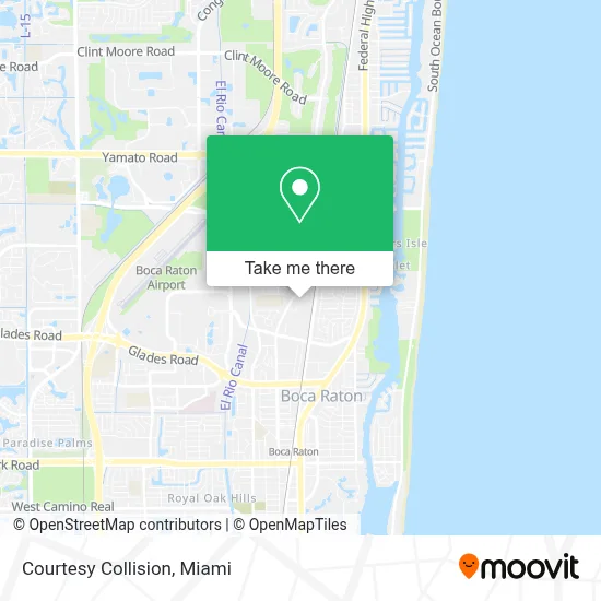 Courtesy Collision map