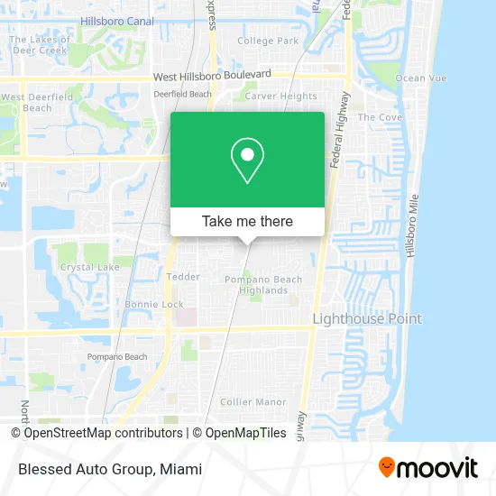 Blessed Auto Group map
