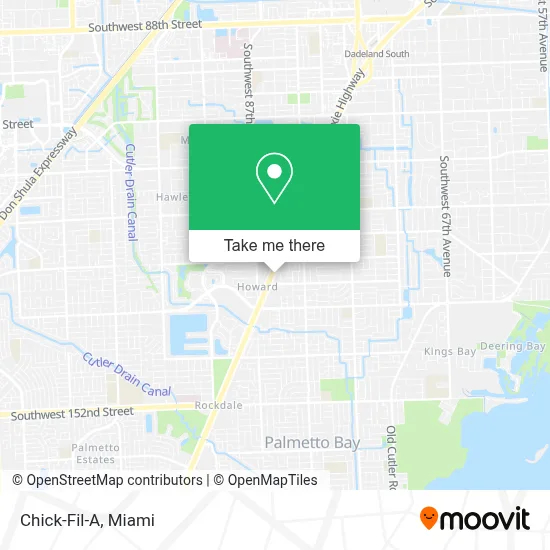 Chick-Fil-A map