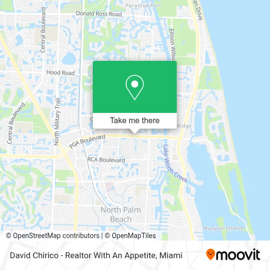David Chirico - Realtor With An Appetite map