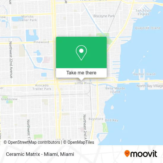 Ceramic Matrix - Miami map
