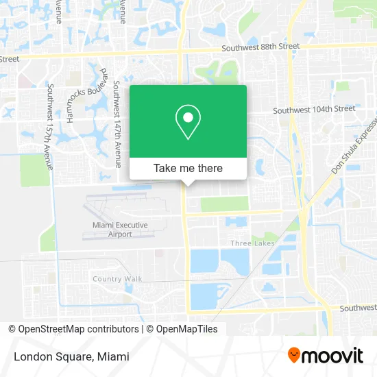 London Square map