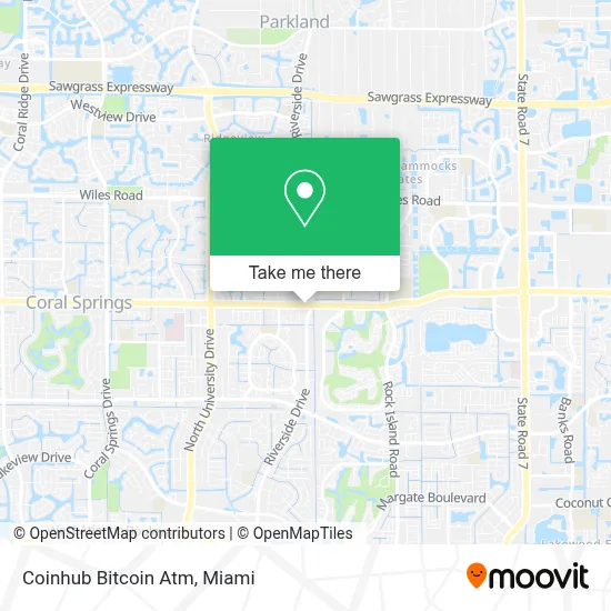 Coinhub Bitcoin Atm map