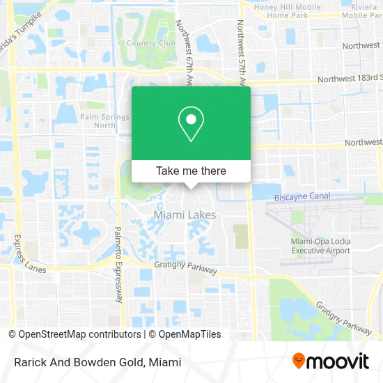 Rarick And Bowden Gold map