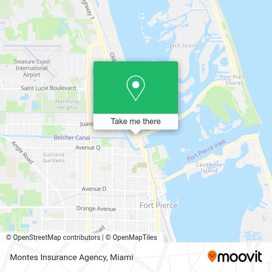 Montes Insurance Agency map