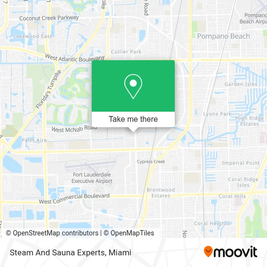 Steam And Sauna Experts map