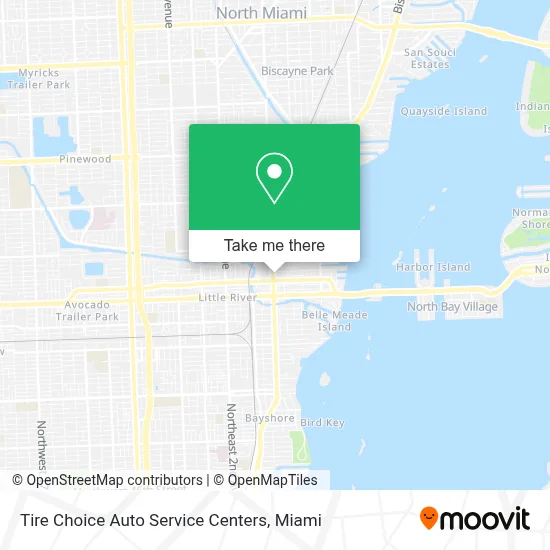 Tire Choice Auto Service Centers map