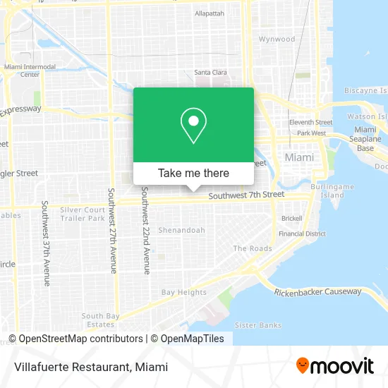 Villafuerte Restaurant map