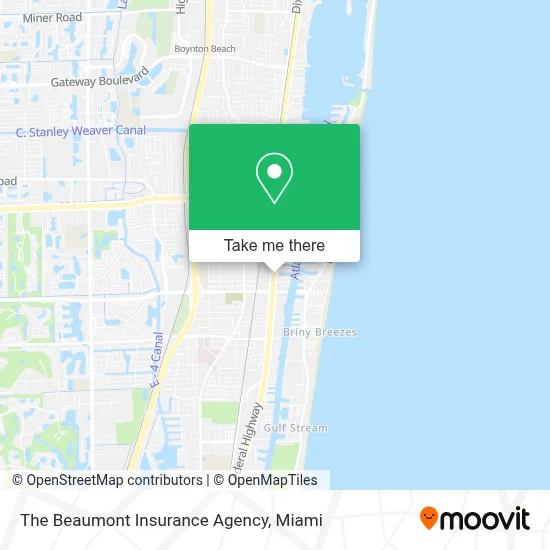 The Beaumont Insurance Agency map