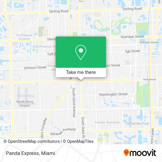 Panda Express map