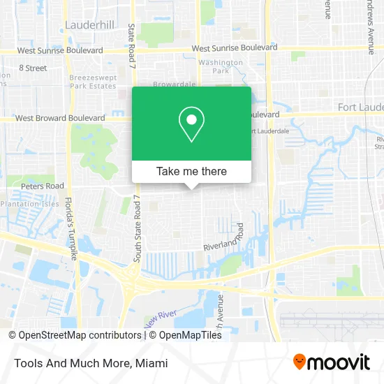 Tools And Much More map