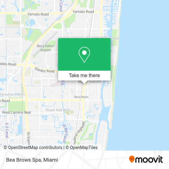 Bea Brows Spa map
