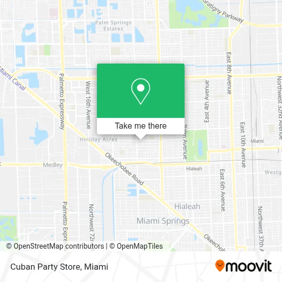 Cuban Party Store map