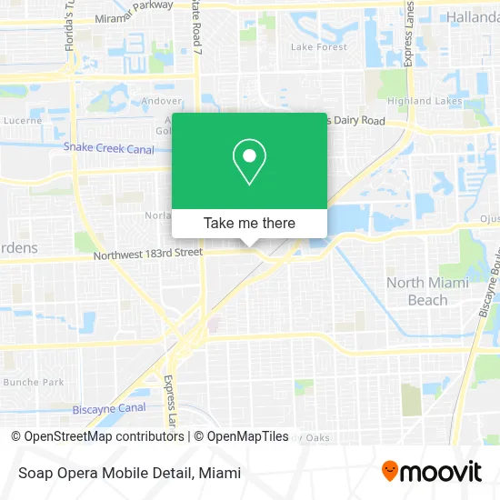 Soap Opera Mobile Detail map