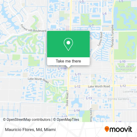 Mauricio Flores, Md map