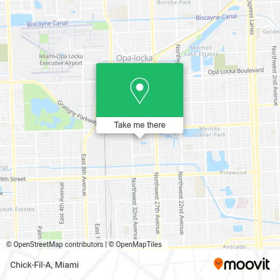 Chick-Fil-A map