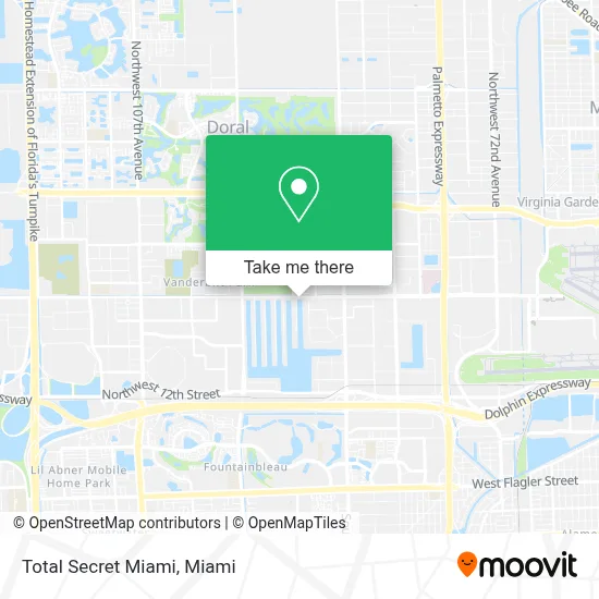 Total Secret Miami map