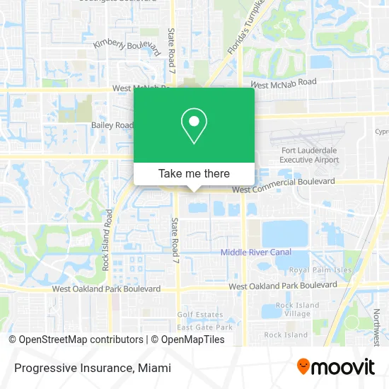 Progressive Insurance map