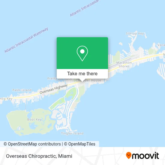 Overseas Chiropractic map