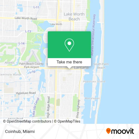 Coinhub map