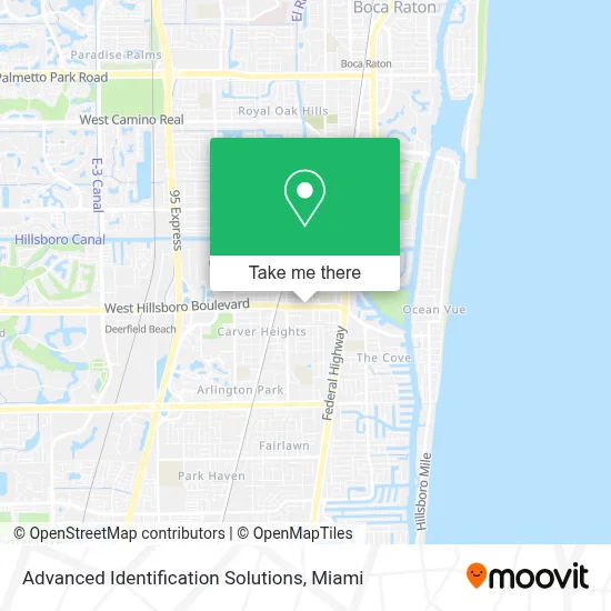 Advanced Identification Solutions map