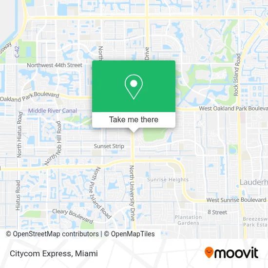 Citycom Express map