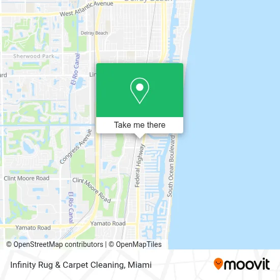 Infinity Rug & Carpet Cleaning map