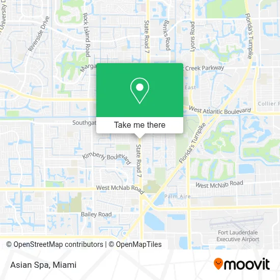 Asian Spa map
