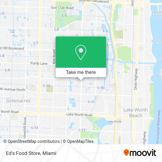Ed's Food Store map