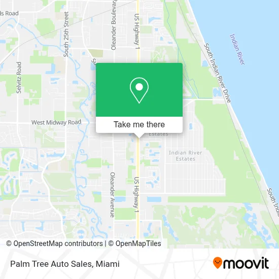 Palm Tree Auto Sales map