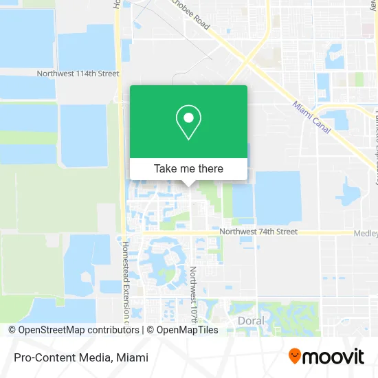 Pro-Content Media map